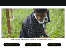 Tablet Screenshot of growportland.org